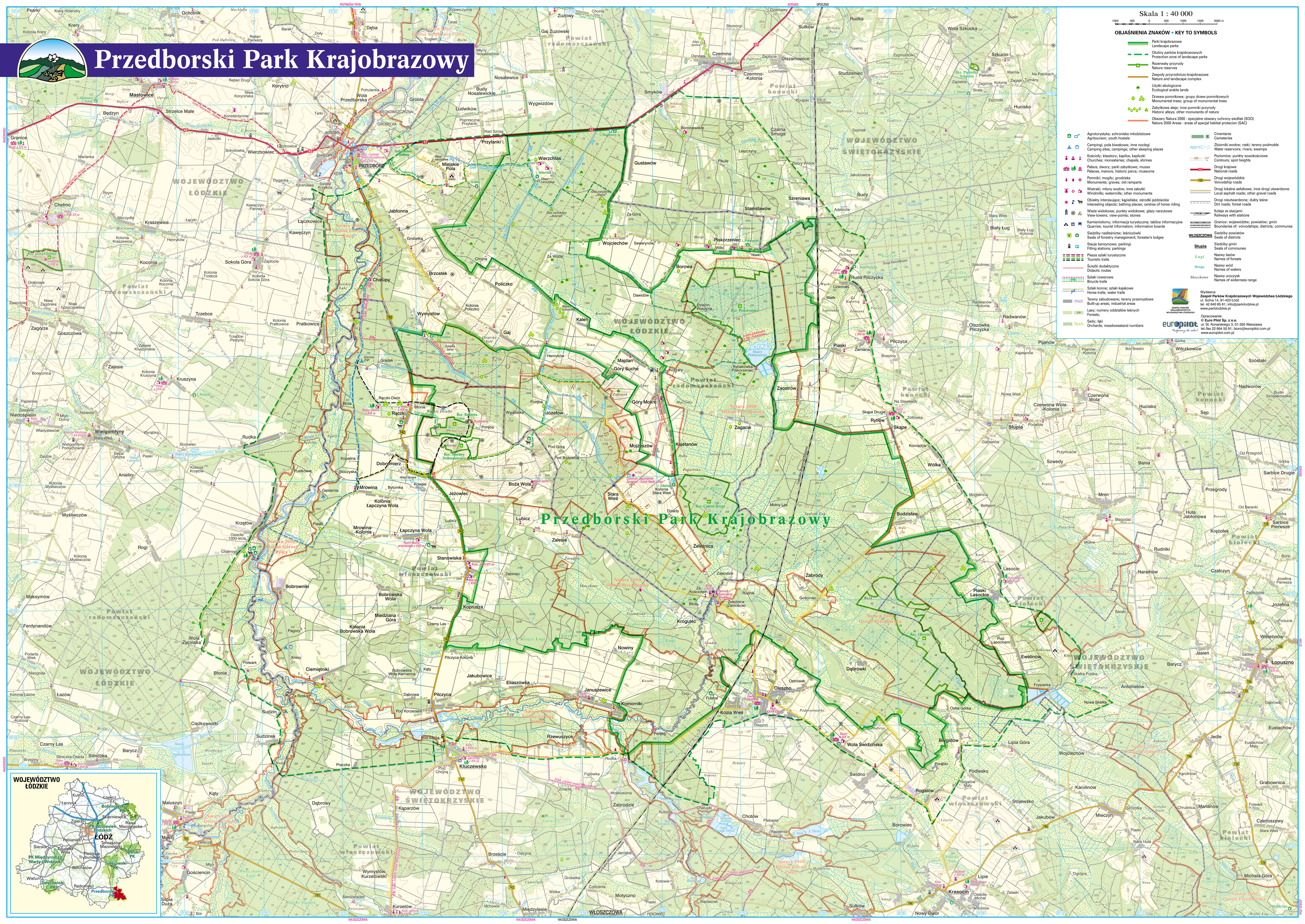Mapa Przedborskiego PK 1-40.000 2021