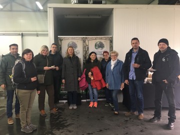 Fot 2. Uczestnicy wizyty studyjnej w Polsce w ramach projektu BioGov - maj 2019, <p>fot. arch. ZPKWŁ</p>